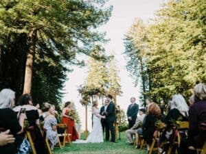 Couple getting married
