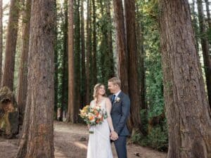 Bride and groom together