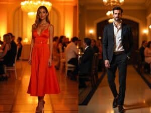 Wedding outfits for men and women