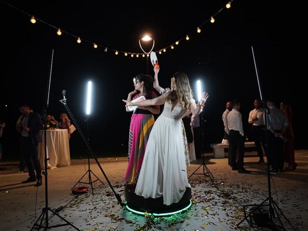 360-degree photo booth