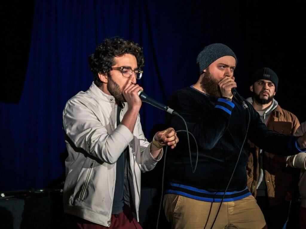 Beatboxing artist