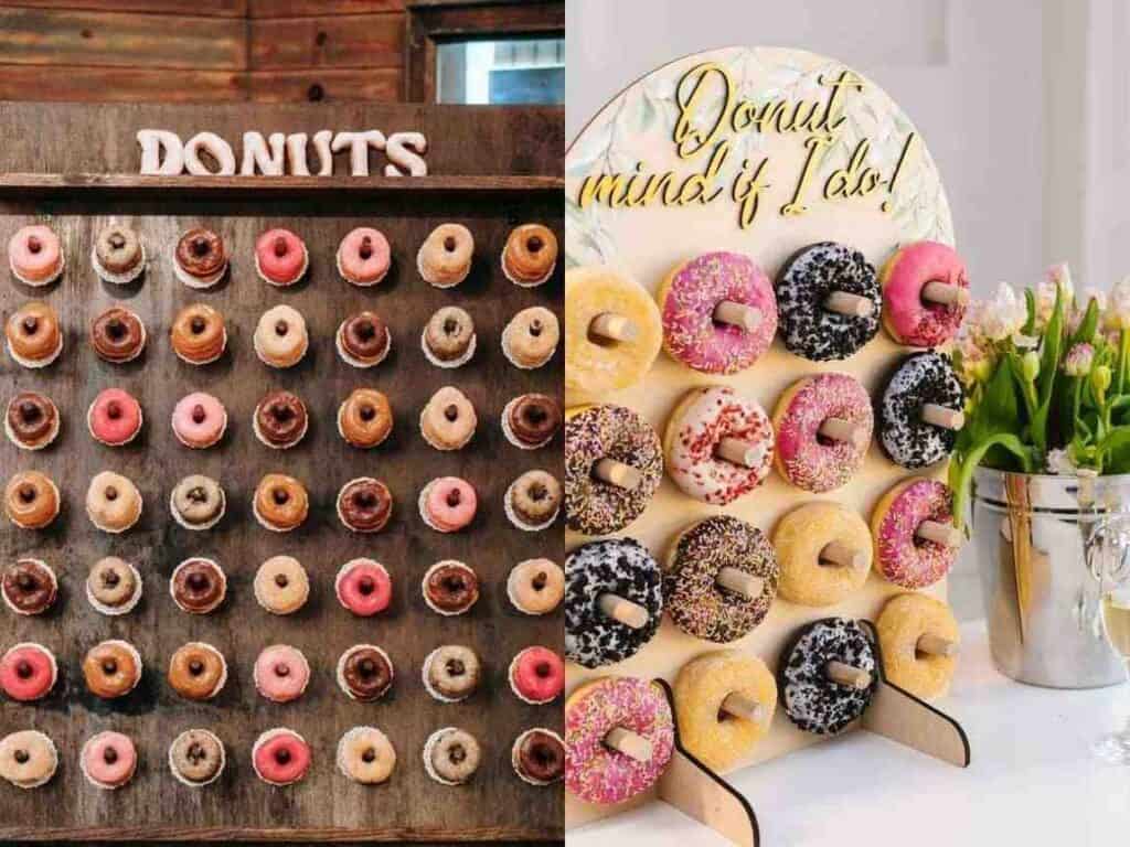 Donut wall or dessert wall