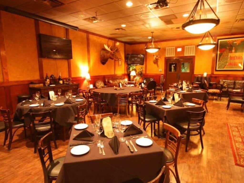 Steakhouse for dinner celebration