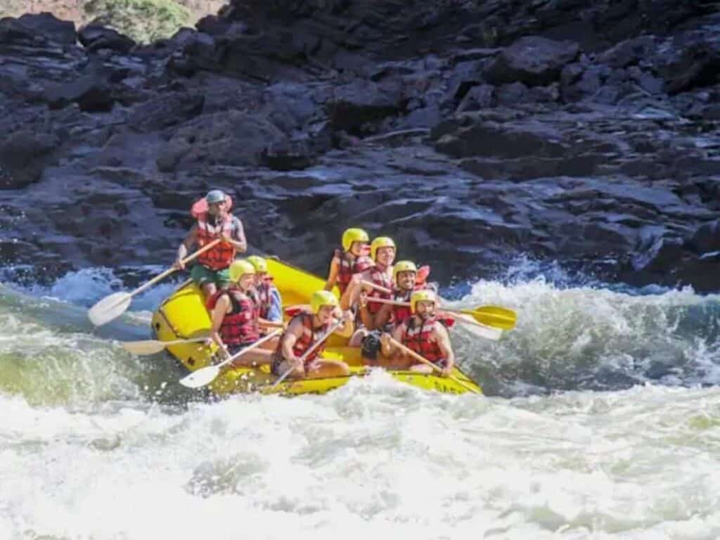 Whitewater rafting adventure