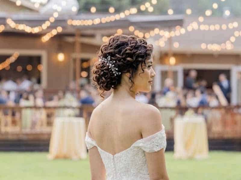 Ultra-realistic luxury bridal editorial photography of a beautif