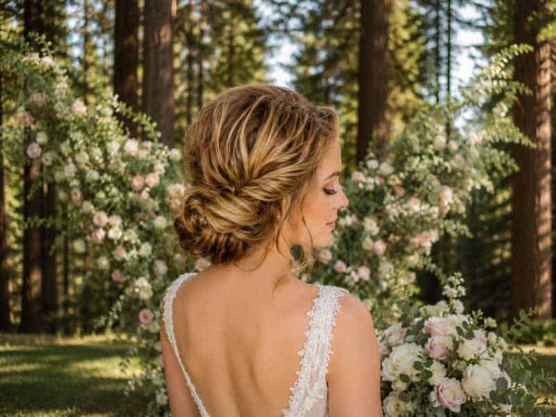Ultra-realistic luxury bridal editorial photography of a beautif