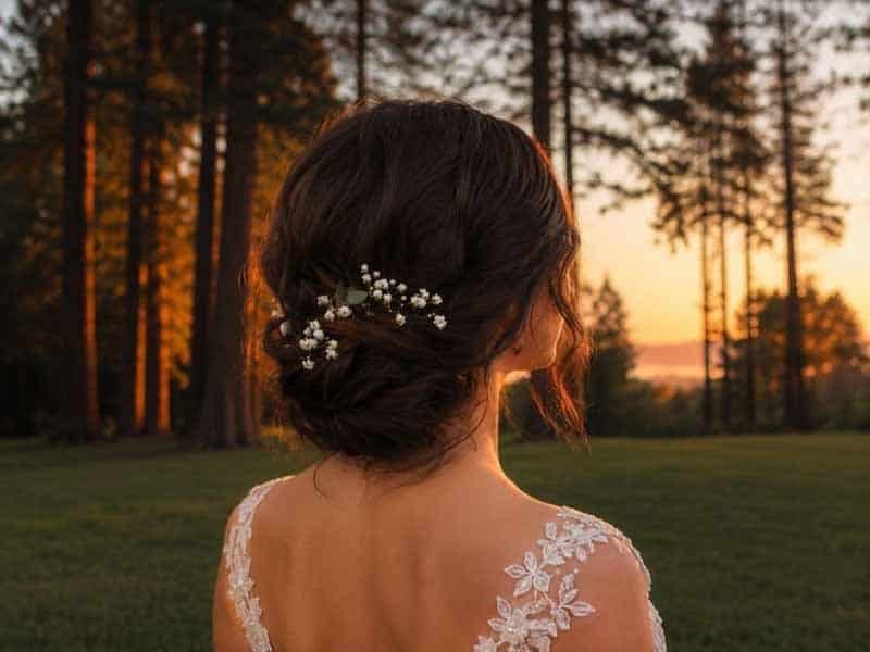 Ultra-realistic luxury bridal editorial photography of a beautiful