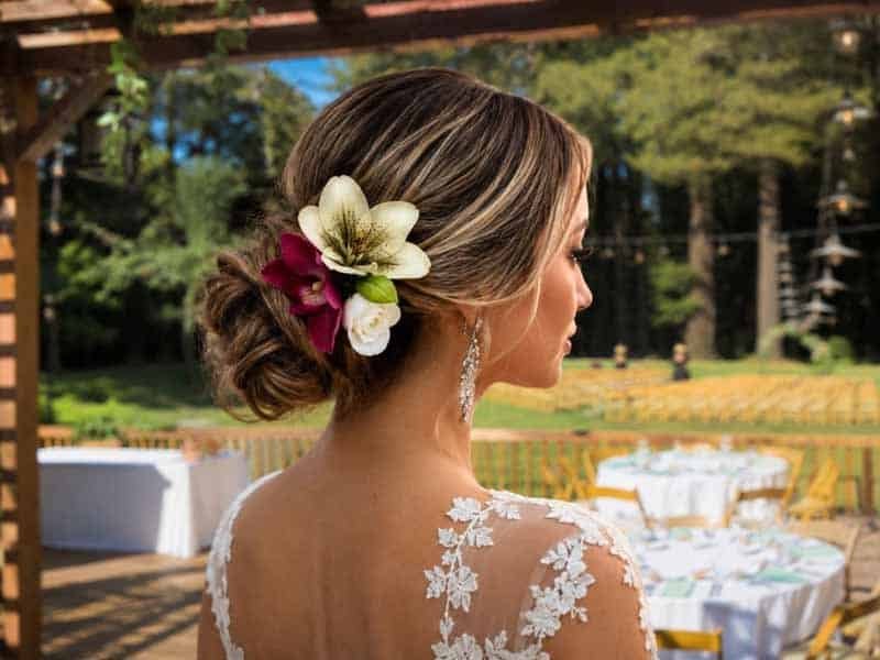 Ultra-realistic luxury bridal editorial photography of a beautif